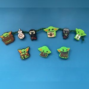 Baby Yoda & Friends Croc Charms (9pcs)
